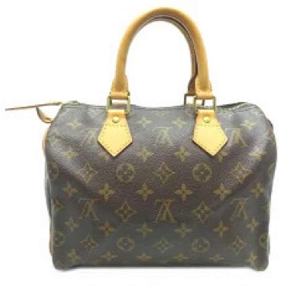 Louis Vuitton Monogram Ebene Handbag Speedy Brown
